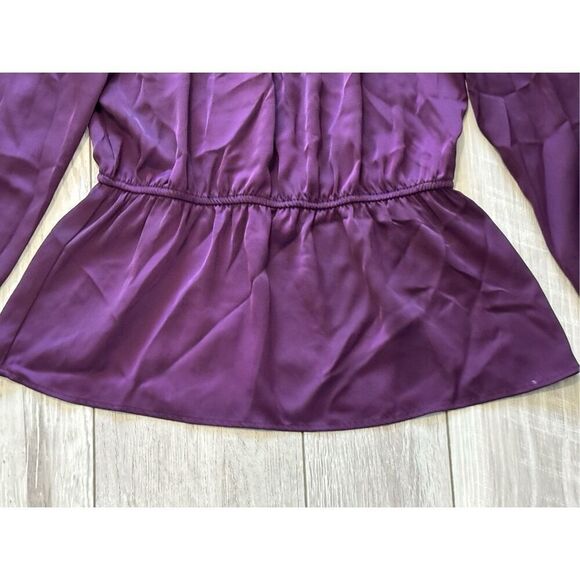 Banana Republic purple blouse size XS - Picture 4 of 10